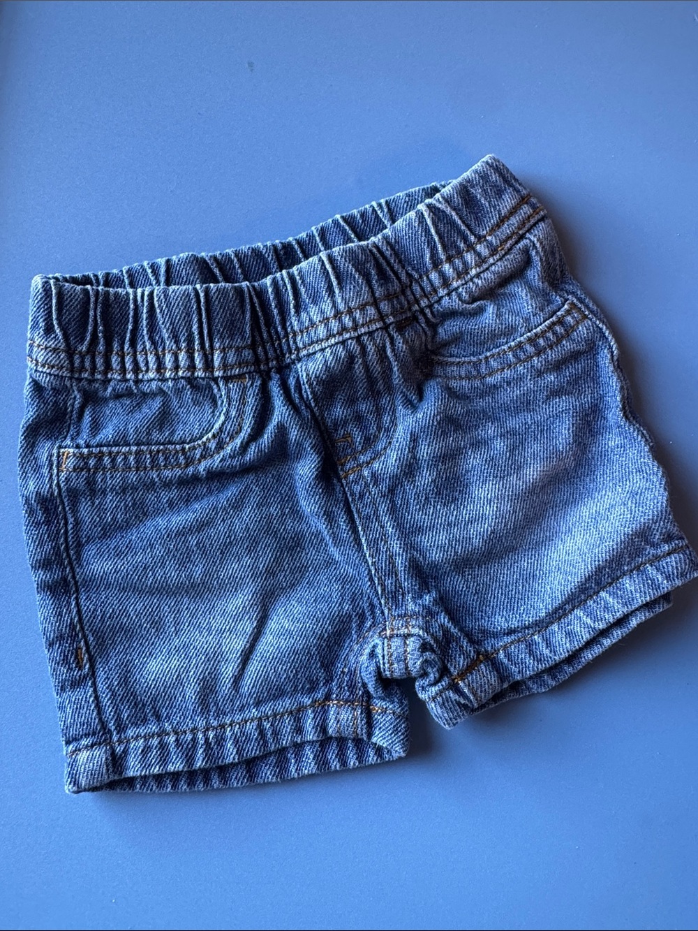 Wrangler Kids Denim Shorties in Blue